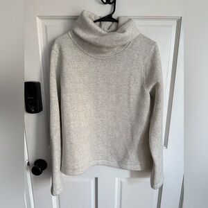 J. Crew Light Gray Cowl Neck Sweater